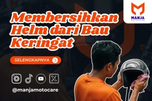 Cara Membersihkan Helm dari Bau Keringat