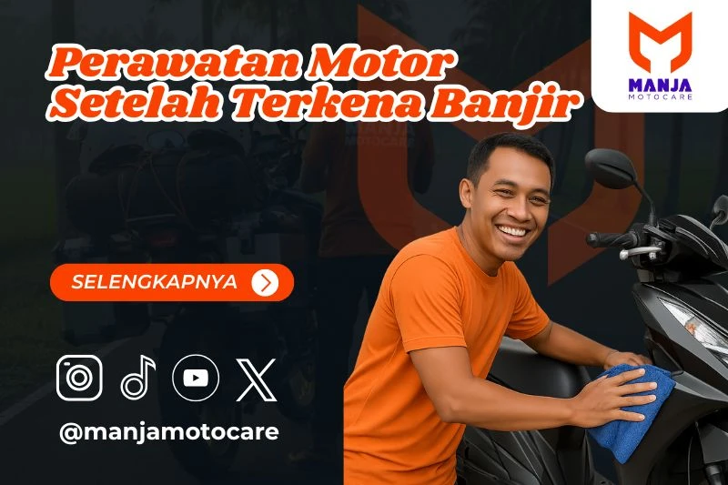 Perawatan Motor Setelah Terkena Banjir