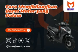 cara menghilangkan baret motor yang dalam