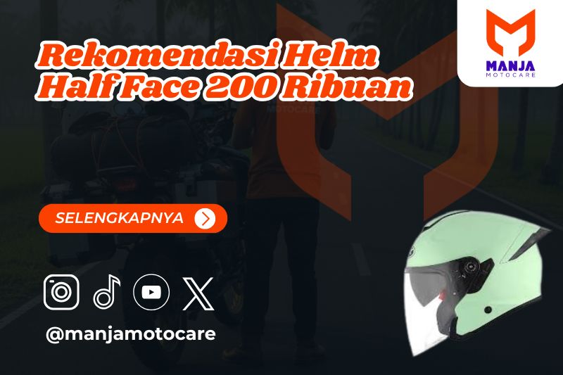 Rekomendasi Helm Half Face 200 Ribuan