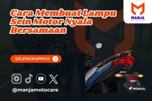 Cara Membuat Lampu Sein Motor Nyala Bersamaan