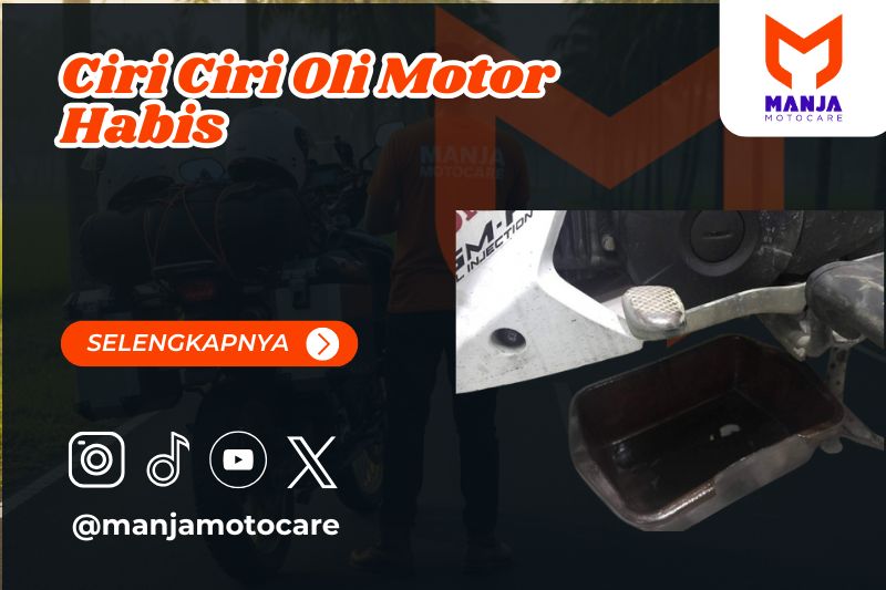 ciri ciri oli motor habis​