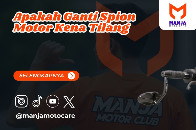 Apakah Ganti Spion Motor Kena Tilang