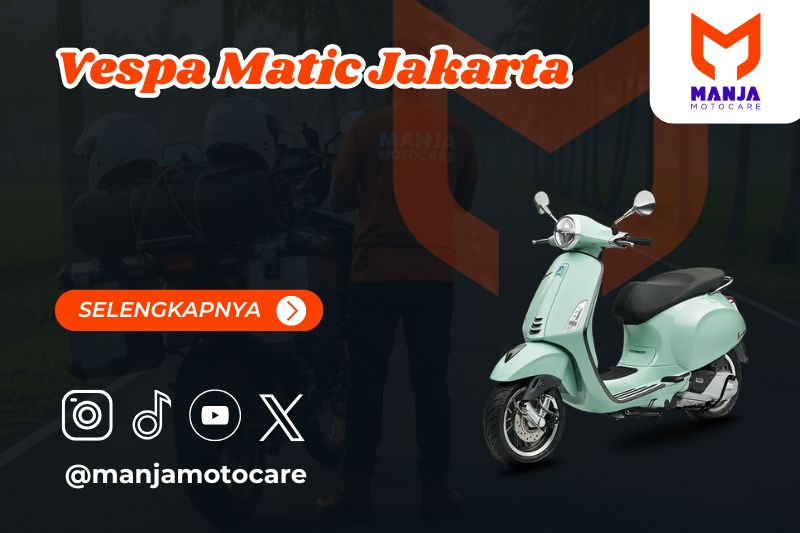 Coating Motor Vespa Matic Jakarta