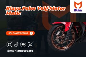 biaya poles velg motor matic