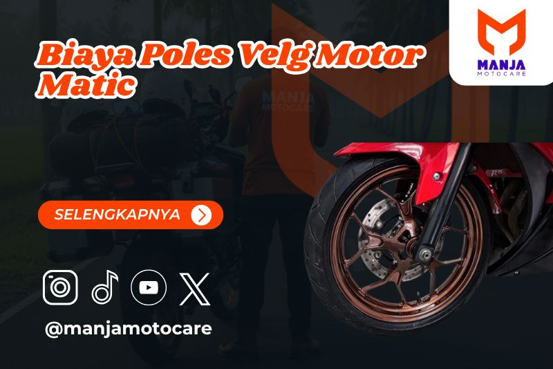 biaya poles velg motor matic
