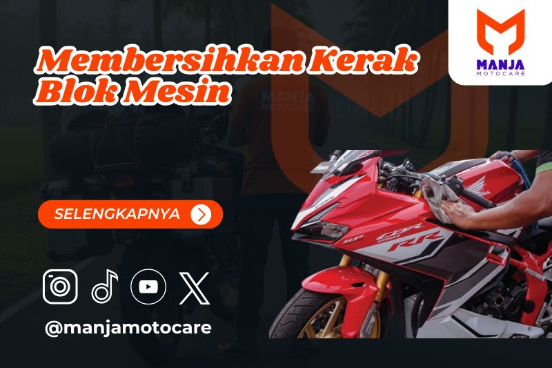 membersihkan kerak blok mesin tanpa merusak