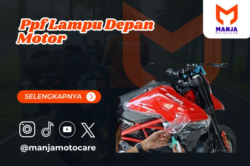 ppf lampu depan motor