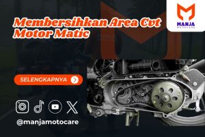 Membersihkan Area Cvt Motor Matic