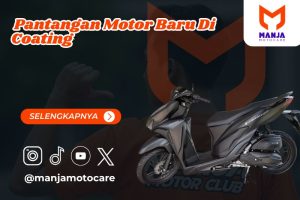 pantangan motor baru di coating