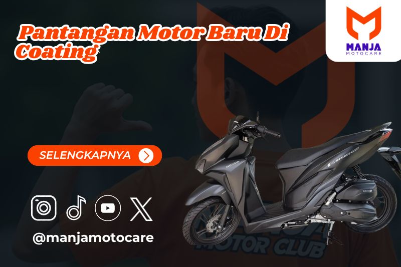pantangan motor baru di coating