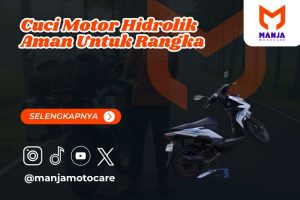 cuci motor hidrolik aman untuk rangka