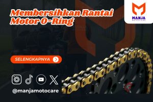 membersihkan rantai motor o-ring