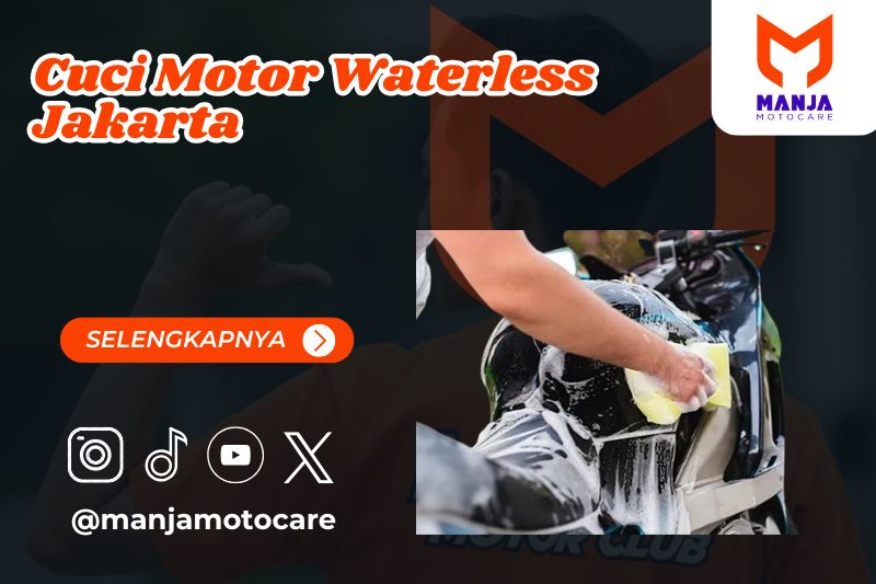 cuci motor waterless jakarta