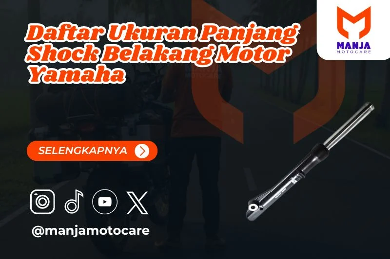 daftar ukuran panjang shock belakang motor yamaha