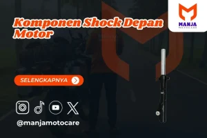 komponen shock depan motor